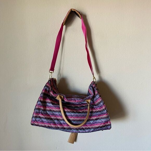 Nicole Miller weekender duffel travel bag - Picture 2 of 16